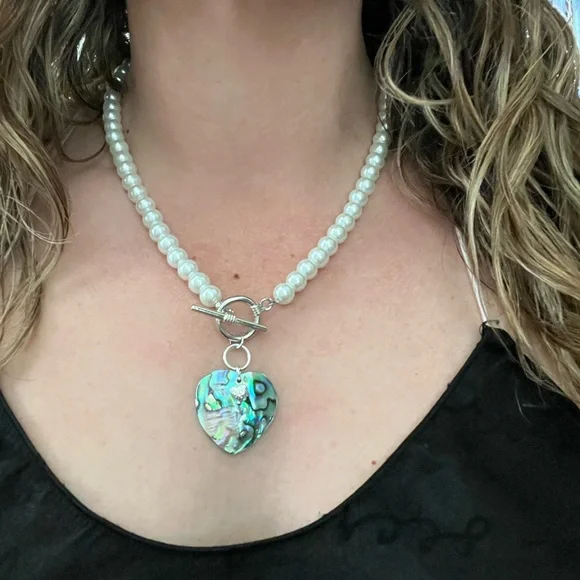 Pearl bead necklace - Picture 3 of 7